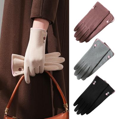 Winterhandschuhe für Damen Kaltwetter Touchscreen-Handschuhe Winddichtes Fleece Warme Handschuhe für Outdoor-Fahrten