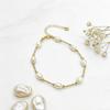 Elegant Franco-American Pearl Bracelet: Chic French-Inspired Design for Women