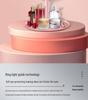 Rechargeable LED Makeup Mirror with Adjustable Three-Color Natural Light and One-Touch Control for Dressing Table