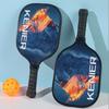 Shockproof Pickleball Paddles Set Non-slip Handle with 2 Rackets & 4 Pickleballs Balls Racquet Kit High Resilience