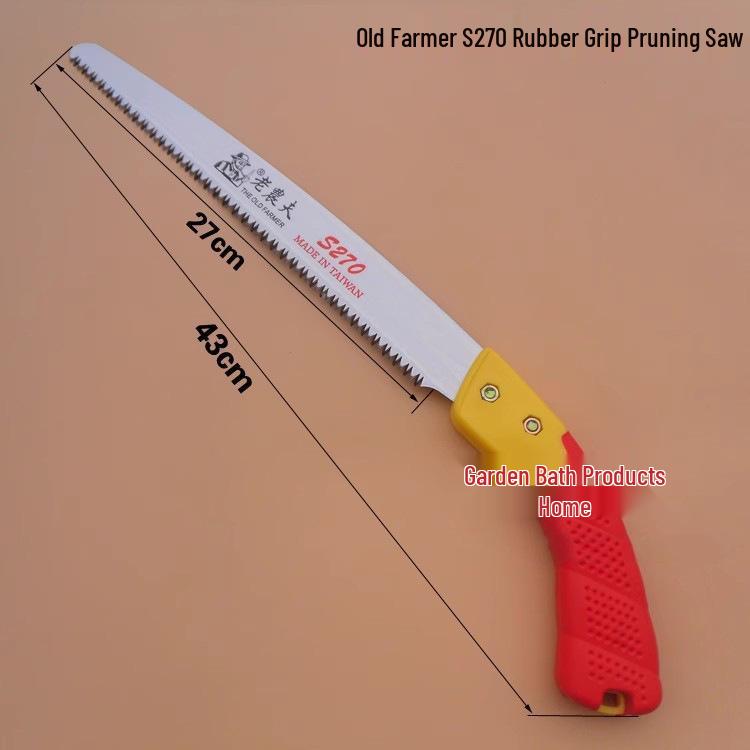 Old Farmer S270/S240 Garden Hand Saw for Fruit Trees, Bonsai, Landscaping & Rough Branches