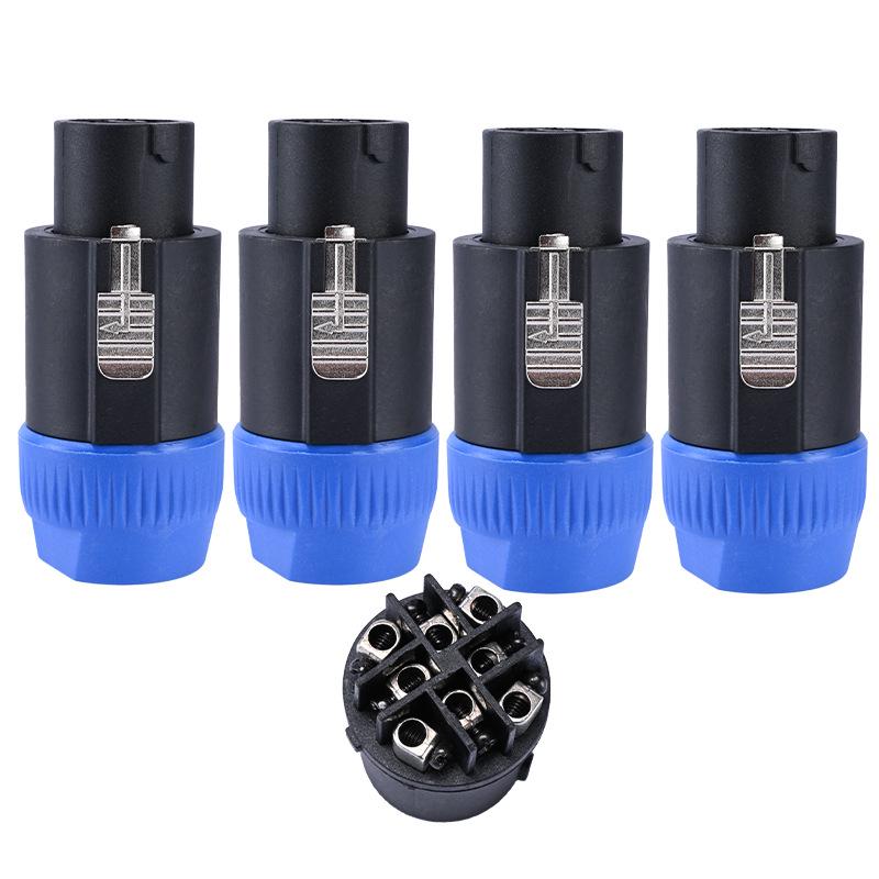 Eight-Core NL8FC Speaker Cable Connector Plug for Professional Audio