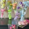 50PCS Set Transparent Gifts Packaging Clear Cellophane Rose Bag  Flowers Packaging