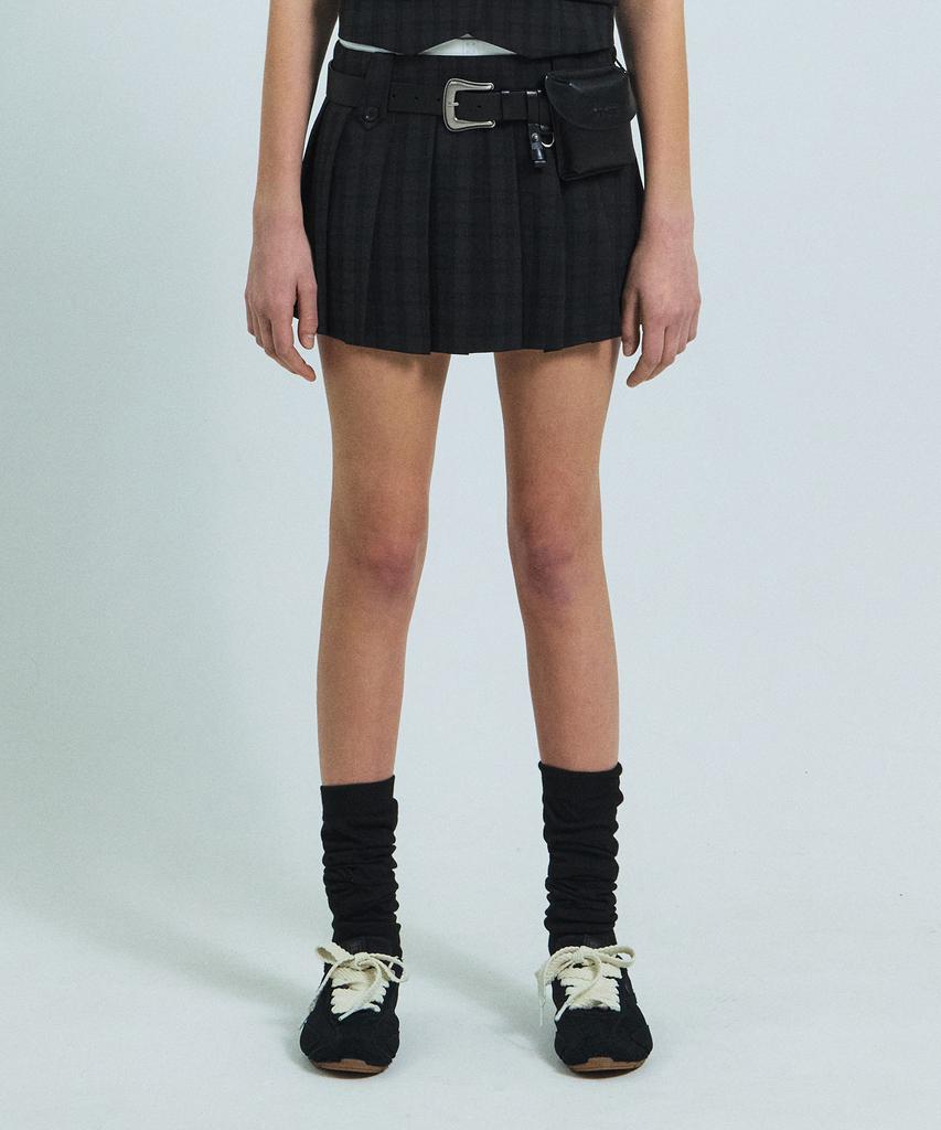 Grove Janell Layered Skirt (Black)