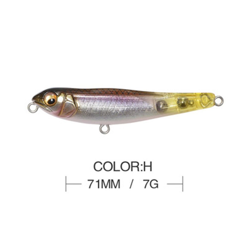 Outdoor Tackle Crankbaits Pencil Baits with Steel ball Minnow Lures Fish Hooks Winter Fishing