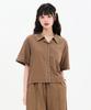 Chase Cult Women'S Open Collar Shirt-Fbrg5573D08