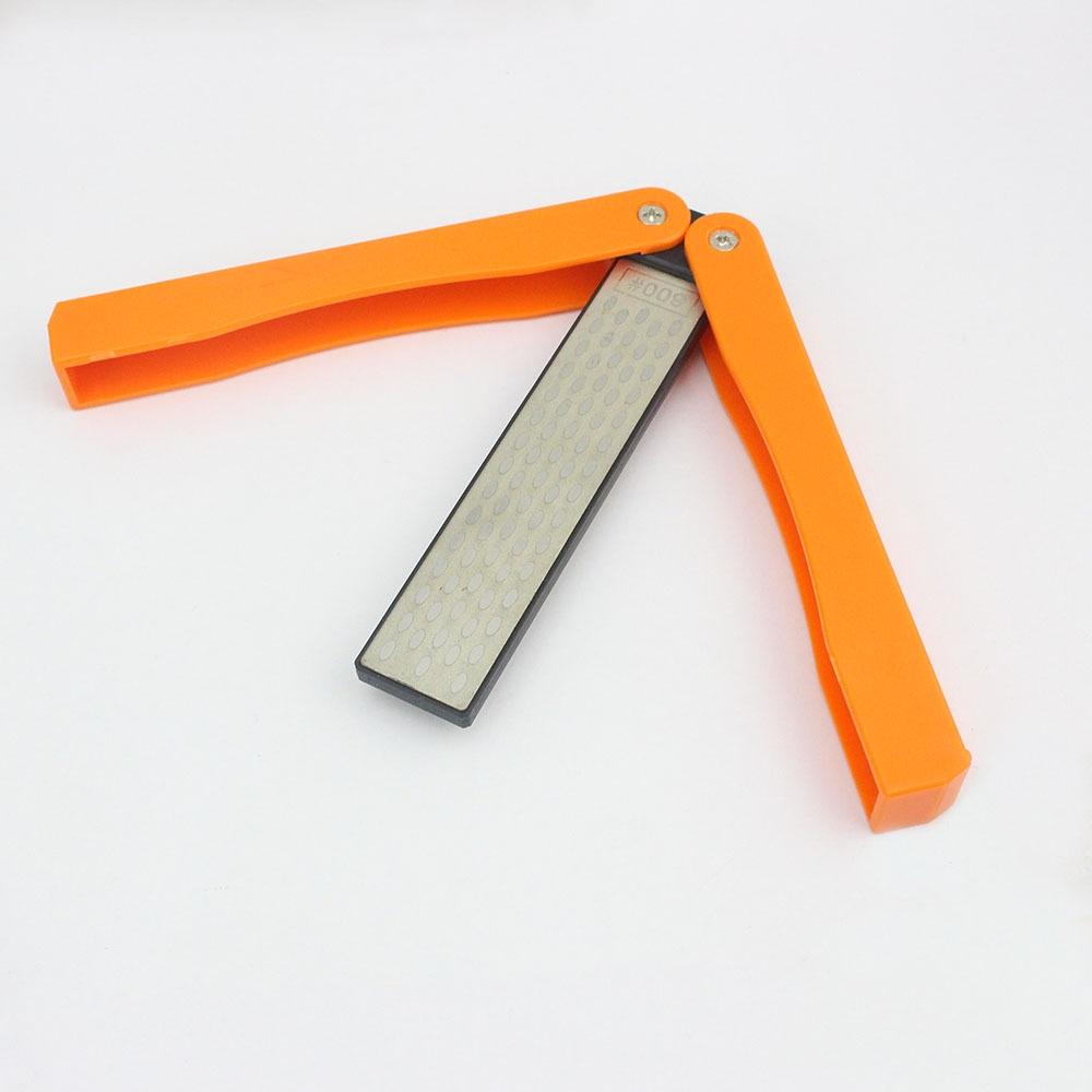 Oboustranná skládací kapesní ostřička Diamantový ostřící kámen na nože Outdoor