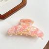 Acetic Acid Acetate Hair Claw Fresh Flower Hair Claw Fashion Irregular Pattern Shark Clip  Travel