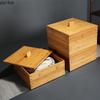 Bamboe Theedoos Vierkante Opbergdoos Theecake Organizer Stapelbare Thee Kast Meerlaagse Opbergbak Thee Organizer Thee Container