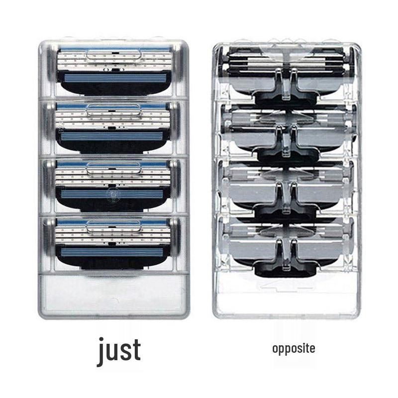 Men's Triple-Blade Manual Razor with 3-Layer Blade Head Holder for Cross-Border Trade