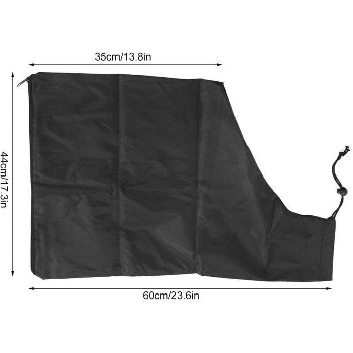Sac souffleur de feuilles - AIMOONSA - 44x60 cm - Oxford 420D - Fermeture éclair - Cravate réglable