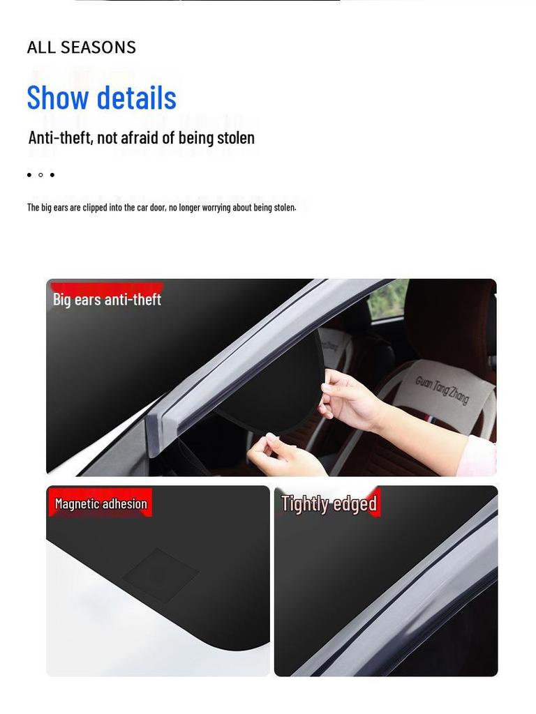 Winter Windshield Snow & Frost Shield with Heat Insulation