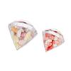 10Pcs Large Diamond Shaped Candy Boxes with Lid Versatile Diamonds Shaped Gift Boxes for Party Sweets and Small Trinkets
