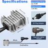 Digital Display DC Power Converter 12V/24V to 30V Car Power Adapter  Vehicle Outlet