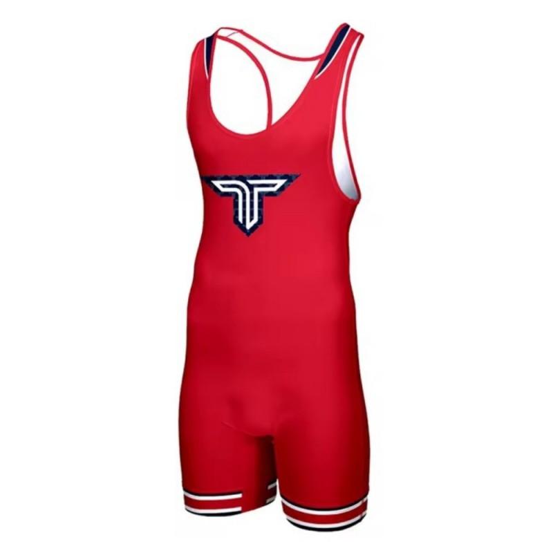Mens Compression Wrestling Singlet Gym Training Bodysuit Sports Fitness Competition