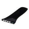 Surfbrett Finne 9,25 Zoll schraubenlose Montage Nylon Glasfaser Paddleboard Heckfinne zum Ersatz Schwarz