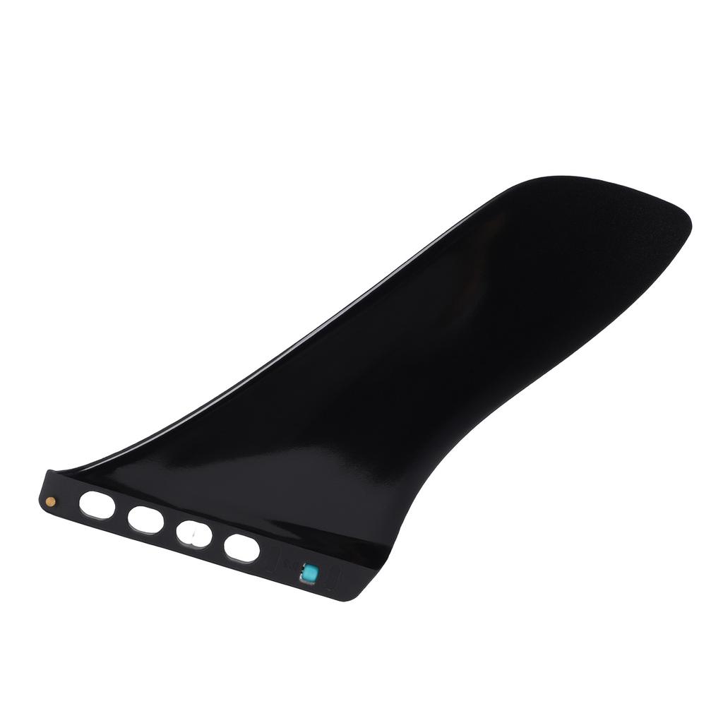 Surfbrett Finne 9,25 Zoll schraubenlose Montage Nylon Glasfaser Paddleboard Heckfinne zum Ersatz Schwarz