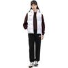 Anta All Over Print Zipper Hooded Sleeveless Down Vest Women Vests Snow-White 162347908-1