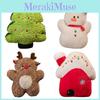 Adorable Christmas Snowman And Reindeer Plush Dolls Soft Decorative Throw Pillows For Holiday Home Decor