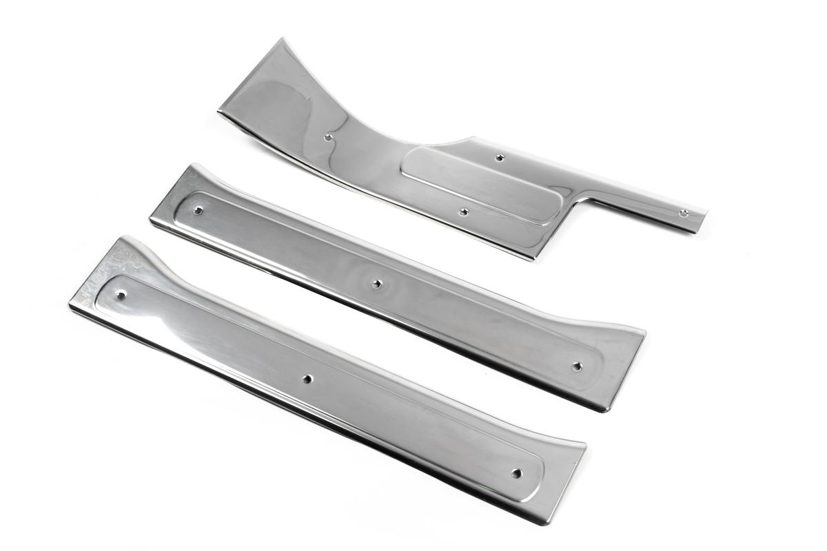 

OmsaLine interior treadplates (stainless steel) 4 pads for Citroen Nemo