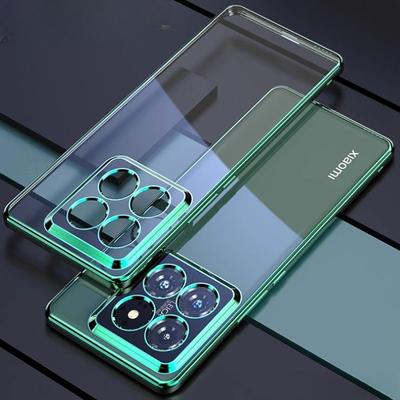 Für Xiaomi 14 Pro Galvanik-Telefonhülle für Xiaomi Mi14 Mi14Pro-Objektiv All-inclusive-Silikon-Softshell-Rückseitenhüllen