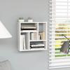 Wall Shelf White 45.1 x 16 x 45.1 cm Engineered Wood