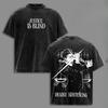 Higuruma Hiromi Printed Anime Jujutsu Kaisen Unisex Clothing Vintage Washed T-shirts Casual Tshirt Harajuku Oversized T-Shirt