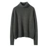 Women's Thickened Cashmere Sweater: High Neck, Loose Fit for Autumn & Winter, Warm Base Layer, Casual Knitwear