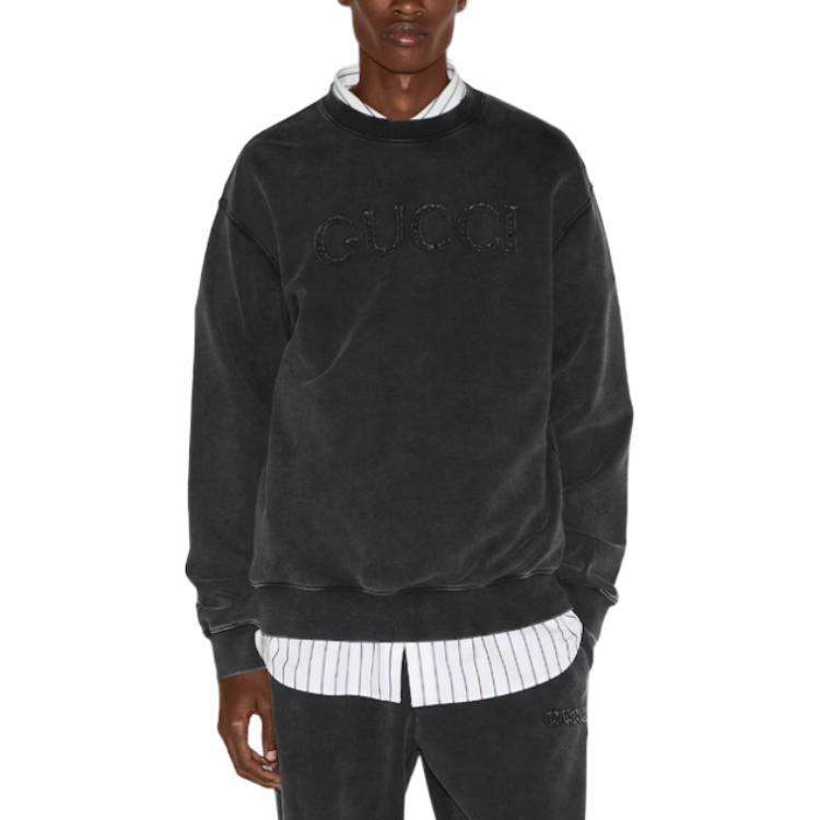 GUCCI Sweatshirt Men's Dark Gray 784413-XJG6A-1168