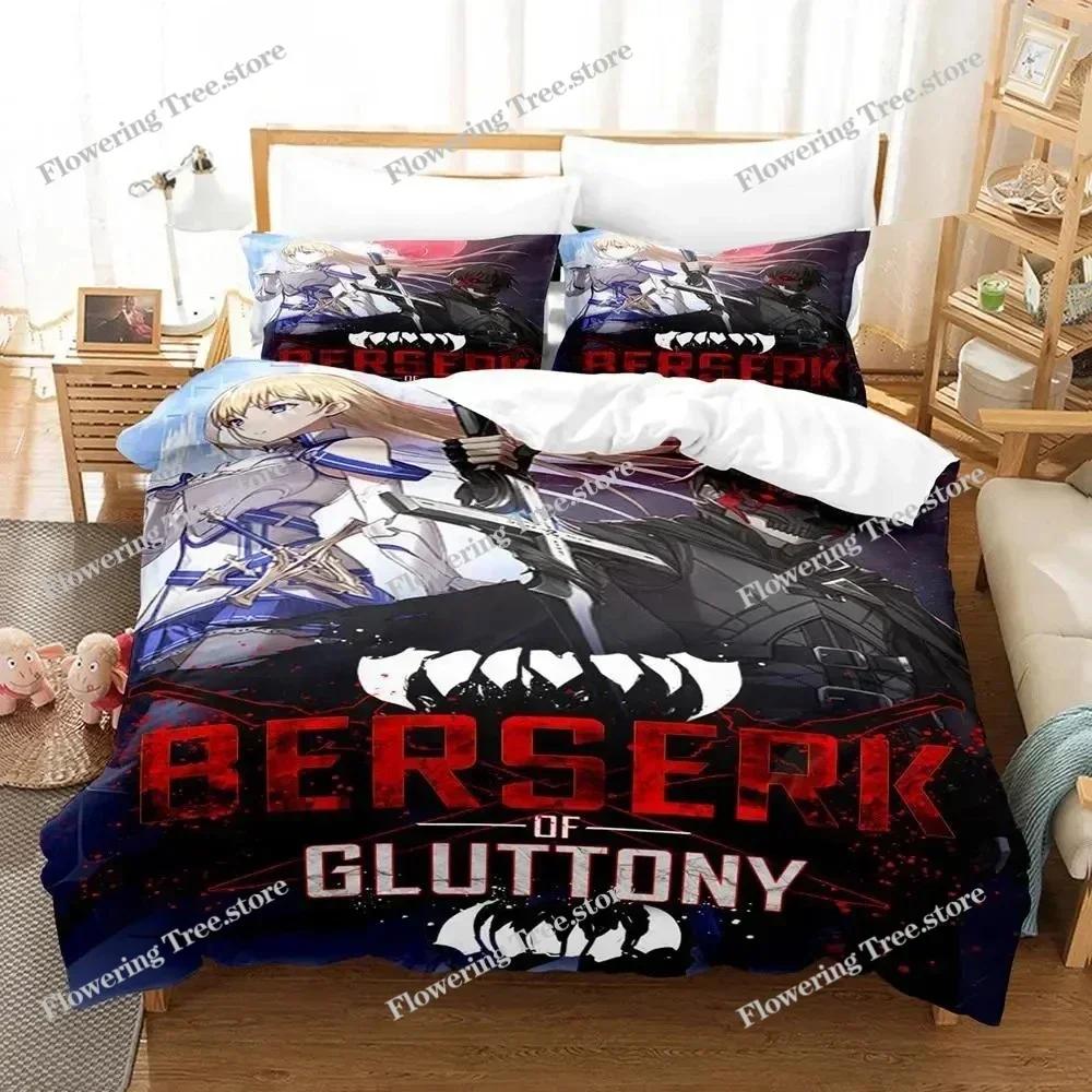Anime Berserk Bedding Set Boys Girls Twin Queen Size Duvet Cover Pillowcase Bed Kids Adult Fashion Home Textileextile029963