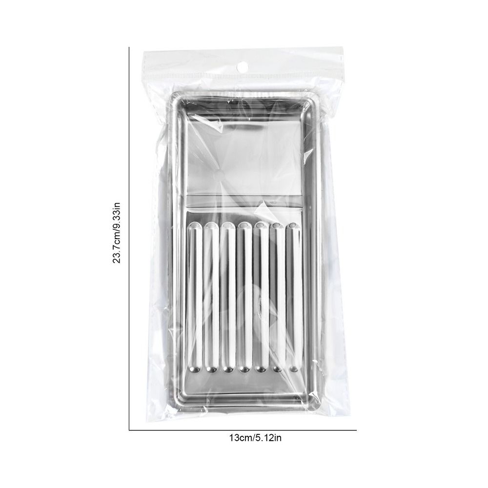 New Stainless Steel Nail Art Equipment Plate Square High-temperature Resistant Doctor Dental Tray Supplies Tools