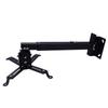 Adjustable Projector Mount Bracket 43-65cm Projector Ceiling Mount Ceiling and Wall Support Holds Up To 15kg Black