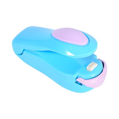 Handy Food Sealer Mini Portable Heat Sealing Machine Blue