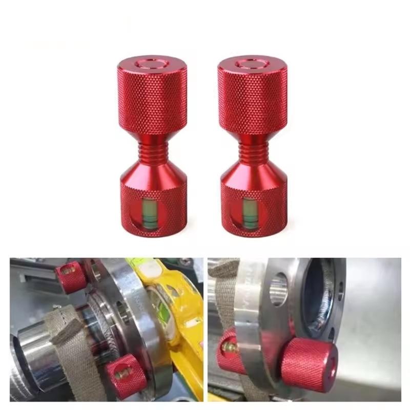 Doppelloch-Flanschortungsstift mit integrierten Wasserwaagen und leichter Aluminiumkonstruktion für mechanische Arbeiten