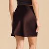 Satin Bustier Lace Split High Waist Elastic Short Skirt Sexy Comfortable Elegant and Premium Package Hip Skirt Women