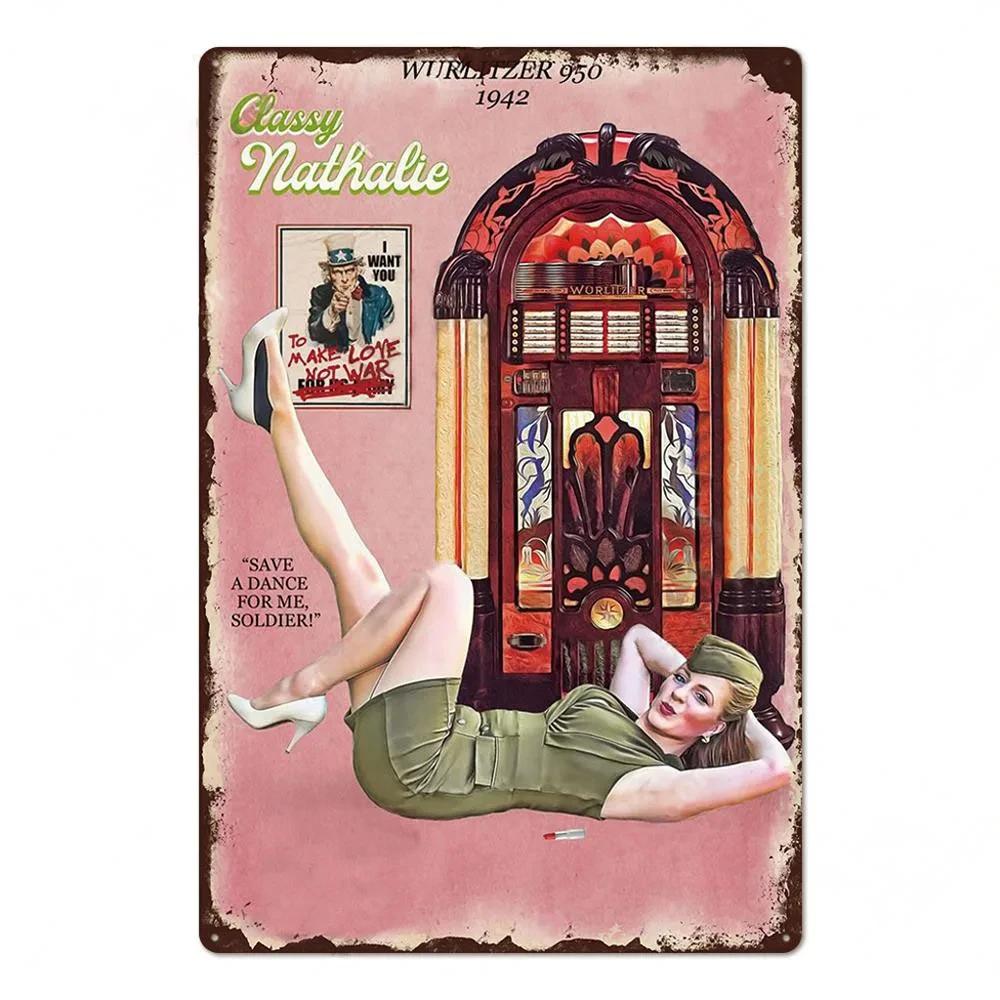 Metalowe Plakaty Vintage Metalowe Znaki Dekoracja Tabliczka Metalowa Vintage Blaszany Znak do Baru Garażu Jaskiń Mężczyzn w Pokojach Rodzinnych Dekorowanie Pla