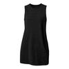Sleeveless Casual Dress Women Summer Round Neck Solid Color Side Pocket Relaxed Fit Mini Dress