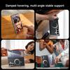 SULADA For Samsung Galaxy Z Fold7 5G Magnetic Case Kickstand PU + PC Phone Cover Carbon Fiber Texture