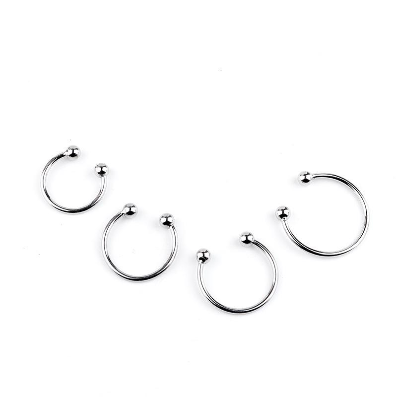 Men's Metal Lock Glans Ring: Erotic Desensitization for Shared Pleasure and Extended Ejaculation.