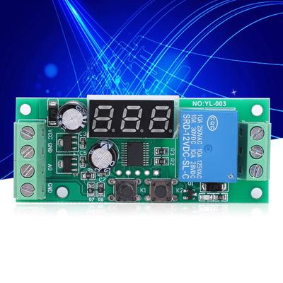 Voltage Detection Module Digital Display High Accuracy Relay Electronic Component DC12V Relay Module Voltage Detection Module