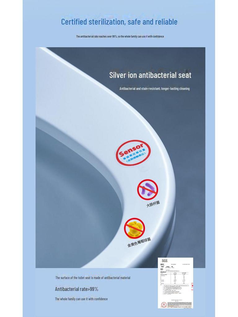 Scaun de toaletă inteligent încălzit cu spălare și spălare feminină, potrivire universală