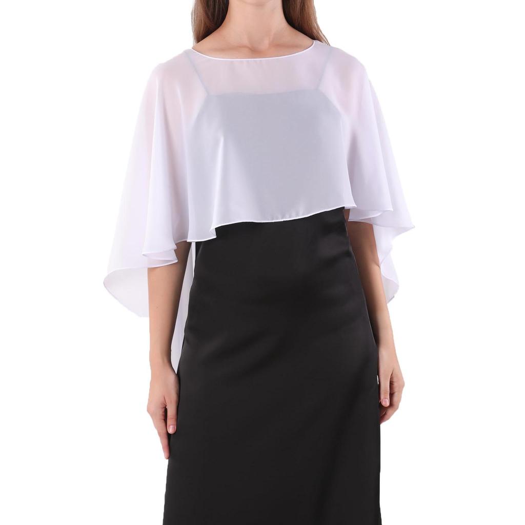 Női Rövid Chiffon Estélyi Sál Köpeny - Esküvői Takaró Kiegészítő