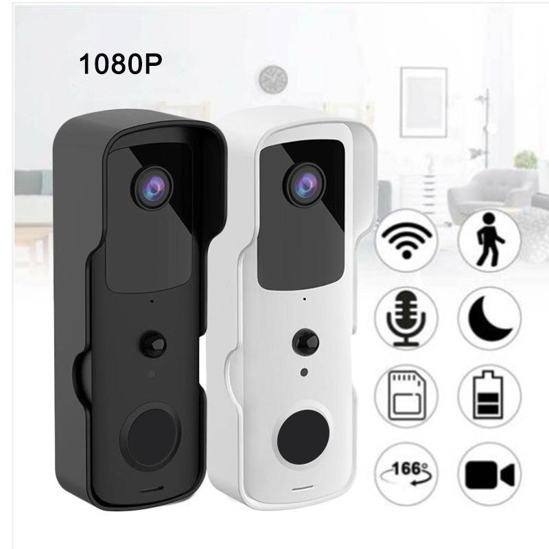 Wireless Anti-Theft Doorbell Camera with Graffiti Design and Tuya Smart WiFi Technology