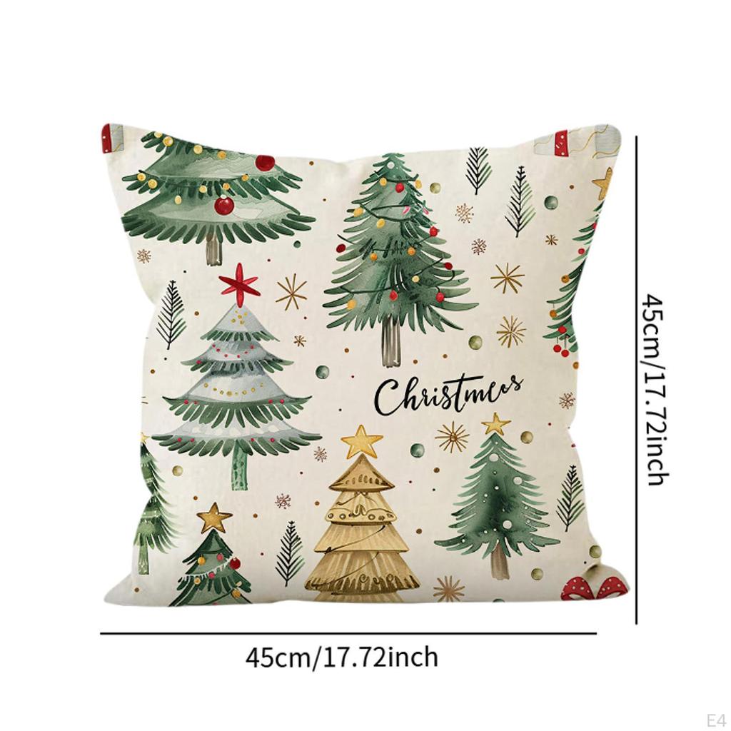 Christmas Decorative Pillow Cover for Home Use, Cushion Case Winter