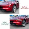 1Pair Carbon Look Fog Lamp Wind Fin Spoiler for Tesla Model Y 2024+ Juniper Body Enhancement