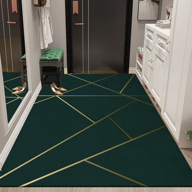 Nordic Style Floor Mat Door Mat Home Bedroom Living Room Bathroom Non-slip Absorbent Machine Washable Carpet Mat