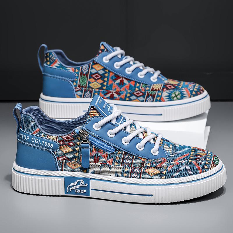 Men's Shoes 2026 Summer New Men's China-Chic Personalized Sports Board Shoes Low Top Outdoor Casual Shoes for Students
