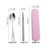 Portable Rice Husk Cutlery Set