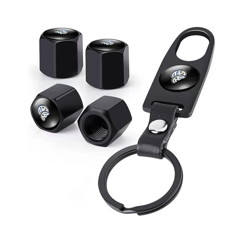 

VW GTI GOLF 2026 Hot Car Wheel Tire Valve Caps Tyre Rim Stem Covers For Volkswagen VW Passat B5 B6 B7 Polo Tiguan Golf Scirocco