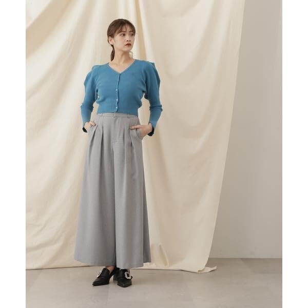[JILL by JILL STUART] Casual Pants (Featured in sweet magazine) Three-Piece Suit, Web-Exclusive Color: Ecru, Women's Pinhead